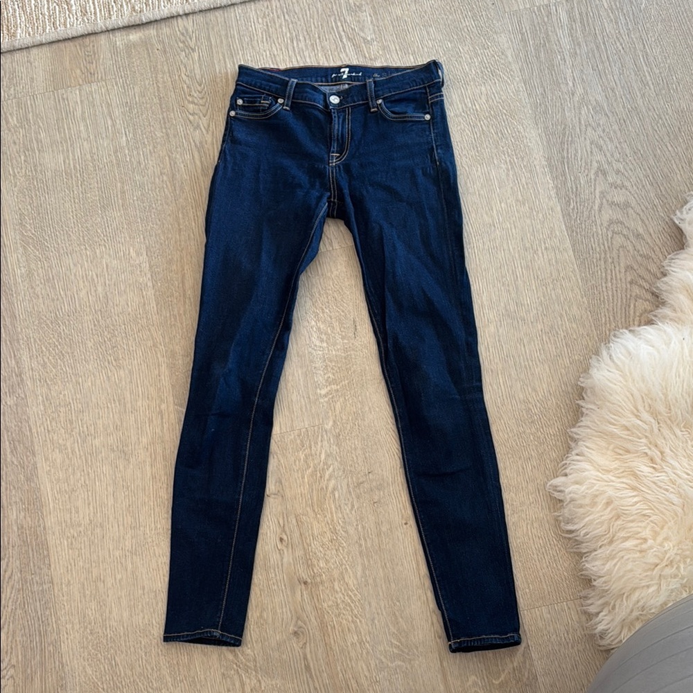 7 For All Mankind Women's Blue Jeans